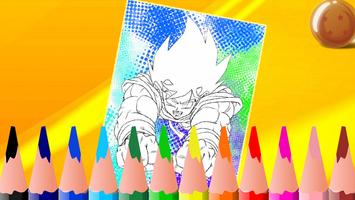 Coloring dragon ball z dokkan screenshot 3