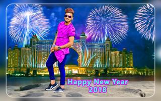 Happy New Year 2018 Photo Frame - Photo Editor New स्क्रीनशॉट 1