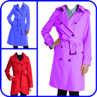 Woman Trench Coat Photo Suit Editor आइकन