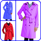 Woman Trench Coat Photo Suit Editor Zeichen