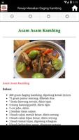 Resep Masakan Daging Kambing capture d'écran 2