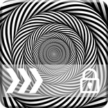 Black And White Illusions Lock