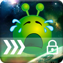 Green Alien Emoji Lock Screen APK