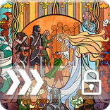 Stained Glass Colors Lock