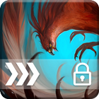 Phoenix Bird Screen Lock-icoon