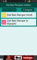 Dal Bati & Churma Recipes Videos (Rajasthani Food) capture d'écran 1
