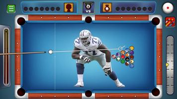 Billiards Dallas Cowboys theme imagem de tela 1