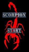 Scorpion sur l'écran Affiche