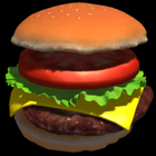 Physics Hamburger 3D Zeichen