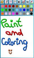 Paint and Coloring Affiche