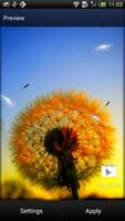 Dandelion Live Wallpaper اسکرین شاٹ 2