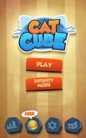 Cat Cube الملصق