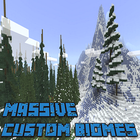 Massive Custom Biomes Map MCPE icône