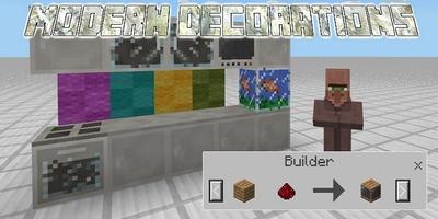 Modern Decorations Mod for McPE capture d'écran 1