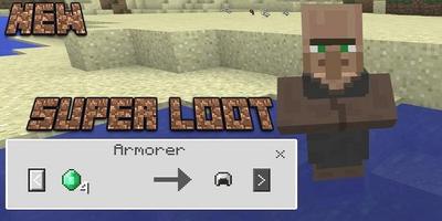 Super Loot mod for MCPE Affiche