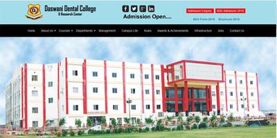 Daswani Dental College Kota Affiche