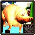 Pull A Pig 3D Super Pig Slinging Fun icon