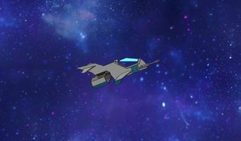 Poster Flappy Shuttle: Galaxy