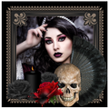 Dark Scary Photo Frames - Gothic Black Design