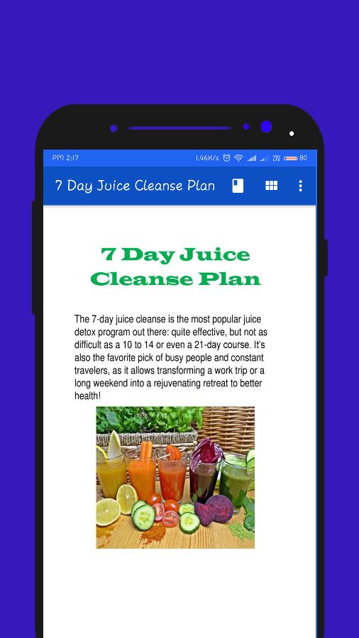 7 Day Juice Cleanse Plan for Android - APK Download