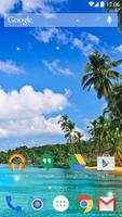 1 Schermata Tropical Beach Live Wallpapers