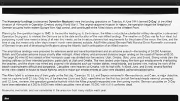 D-Day Normandy landings - Book screenshot 1