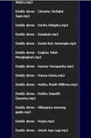 Deddy Dores mp3: Hits capture d'écran 2