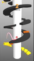 Color Ball-Jump On  Road Bounce On Tower Tile poster