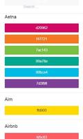 Brand Colors (RGB) الملصق