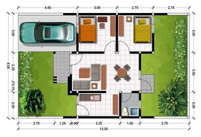 Modern Minimalist House Plan capture d'écran 3