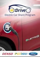 MDrive Electric Car Share Affiche