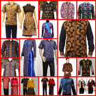 Batik Men's Shirt Design آئیکن