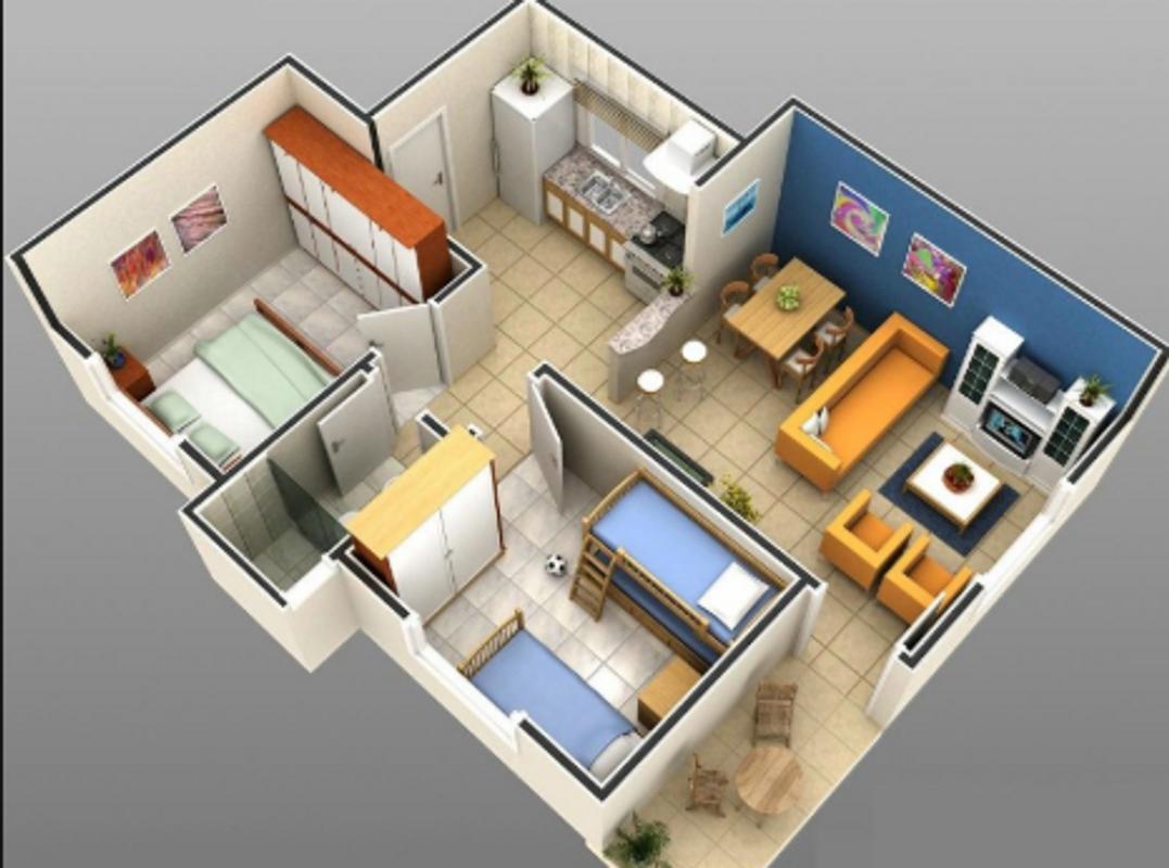 Desain Rumah Minimalis Dua Kamar Tidur For Android APK Download