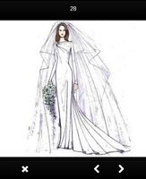 Design Sketch of Bridal Gown اسکرین شاٹ 3