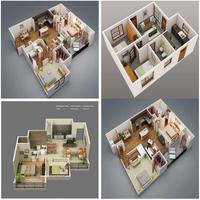 برنامه‌نما 3D Minimalist House Plan عکس از صفحه