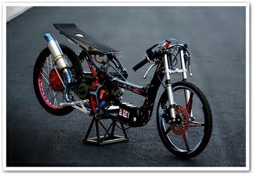 Desain Rangka Motor Drag