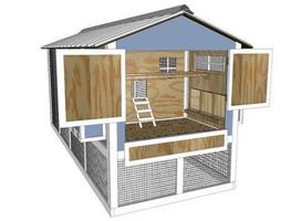 Design Of Chicken House Affiche