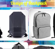 Design of Backpack Affiche