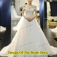 تصميم فستان العروس الملصق
