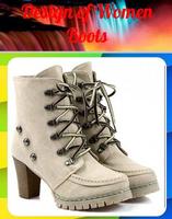 Design Boots Women Affiche