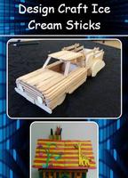Design Craft Ice Cream Sticks Affiche