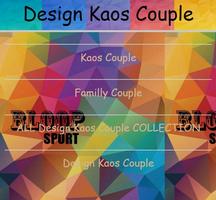 Poster Design Kaos Couple