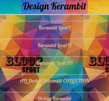 Design Kerambit Poster