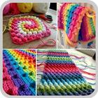 design pattern crochet blanket-icoon
