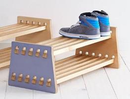 Design Shoes Rack Affiche