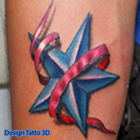 Design Tatto 3D icône