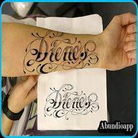 Design Tattoo Writing Affiche