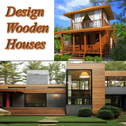 डिजाइन लकड़ी के मकान आइकन
