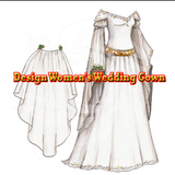 Design Women's Wedding Gown icône
