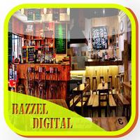 Design plan modern cafe الملصق